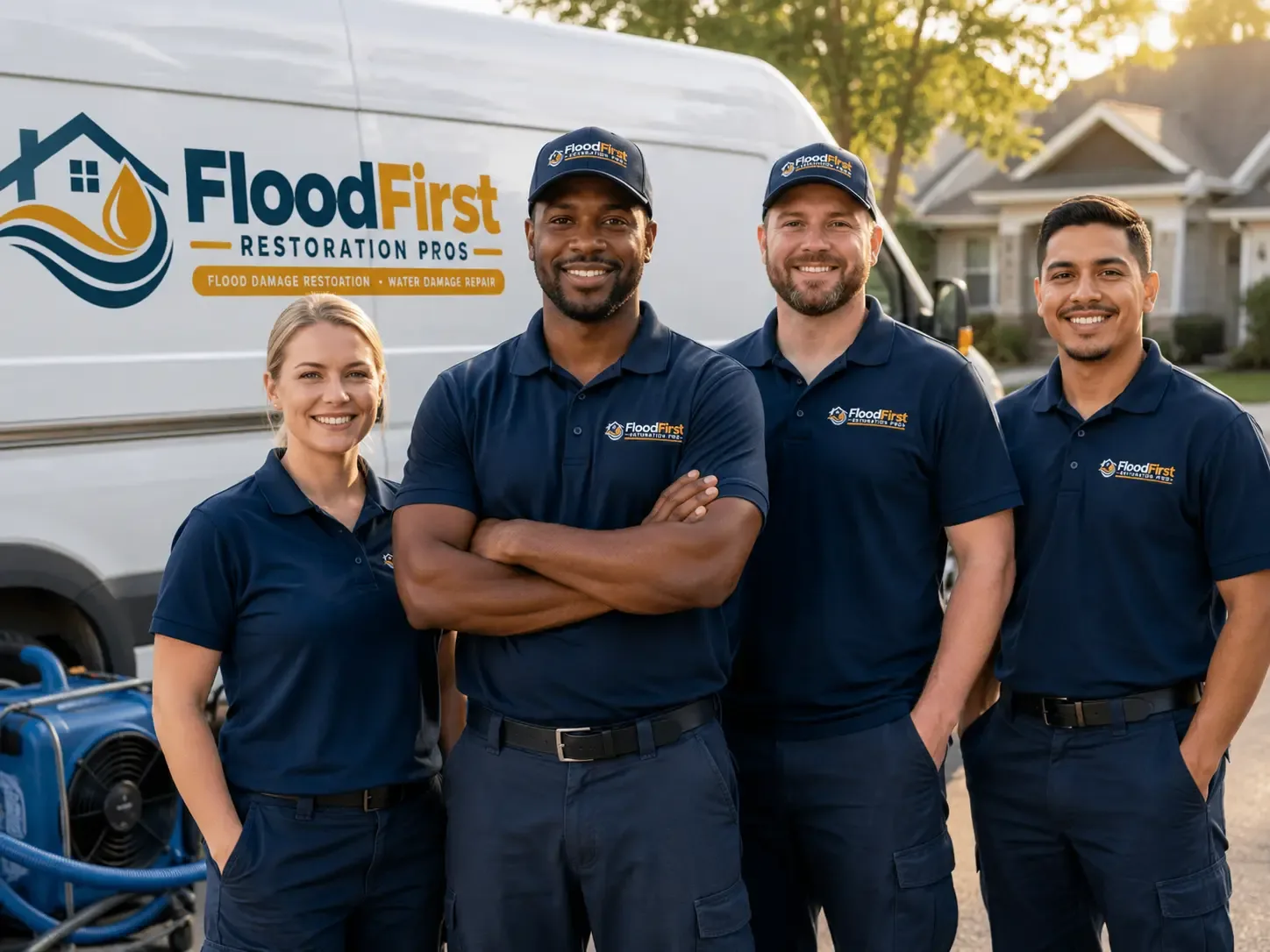 Flood Damage Restoration company in Volga, WV